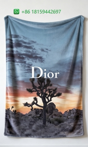 Dior Throw Blankets